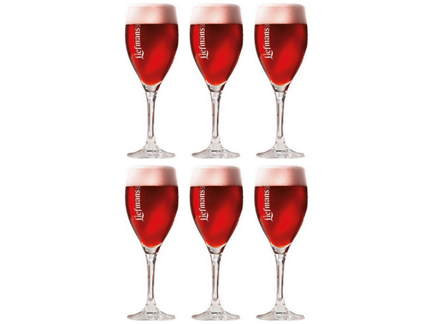 Vasos de cerveza Liefmans con pie - 250 ml - 6 unidades