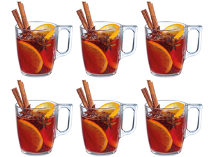 Tazas de té Luminarc Central 250 ml - resistentes al calor - 6 unidades