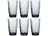Bormioli Rocco Long drink glasses Diamond - Blue - 470 ml - 6 pieces