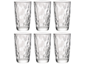 Bormioli Rocco Long drink glasses Diamond - Transparent - 470 ml - 6 pieces