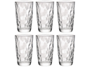 Bormioli Rocco Long drink glasses Diamond - Transparent - 470 ml - 6 pieces