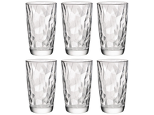Bormioli Rocco Long drink glasses Diamond - Transparent - 470 ml - 6 pieces