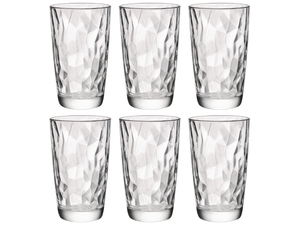 Vasos longdrink Bormioli Rocco Diamond - Transparente - 470 ml - 6 piezas
