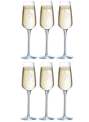 Chef & Sommelier Champagne glasses Sublym Flute - 210 ml - 6 pieces