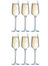Chef & Sommelier Champagne glasses Sublym Flute - 210 ml - 6 pieces