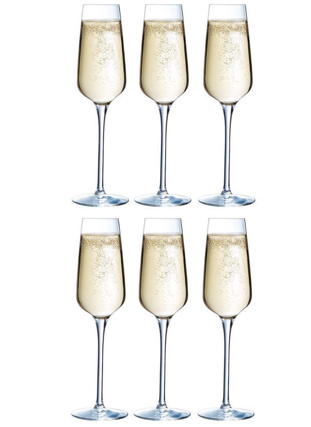 Copas de Champán Chef & Sommelier - Flutes - Sublym Flute - 210 ml - 6 piezas