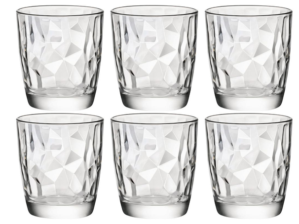 Vasos de agua Bormioli Rocco Diamond - 390 ml - 6 piezas