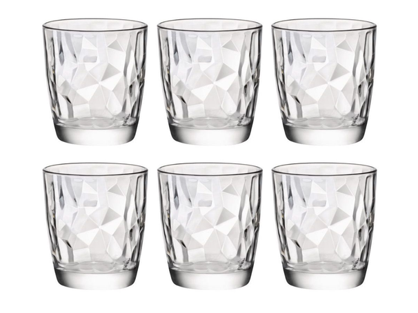 Vasos de agua Bormioli Rocco Diamond - 300 ml - 6 piezas