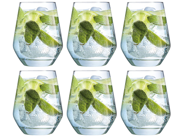 Vasos de agua Chef & Sommelier Lima - 380 ml - 6 unidades