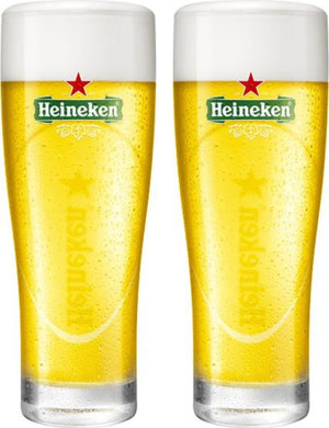 Vasos de cerveza Heineken Ellipse - 250 ml - 2 piezas