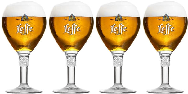 Vasos de cerveza Leffe - 330 ml - 4 piezas