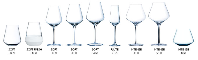 Copas para vino blanco Chef & Sommelier Reveal Up - 300 ml - 6 unidades