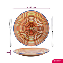 Cookinglife Dinner Plates Rhythm & Lines ø 26.5 cm - 4 pieces