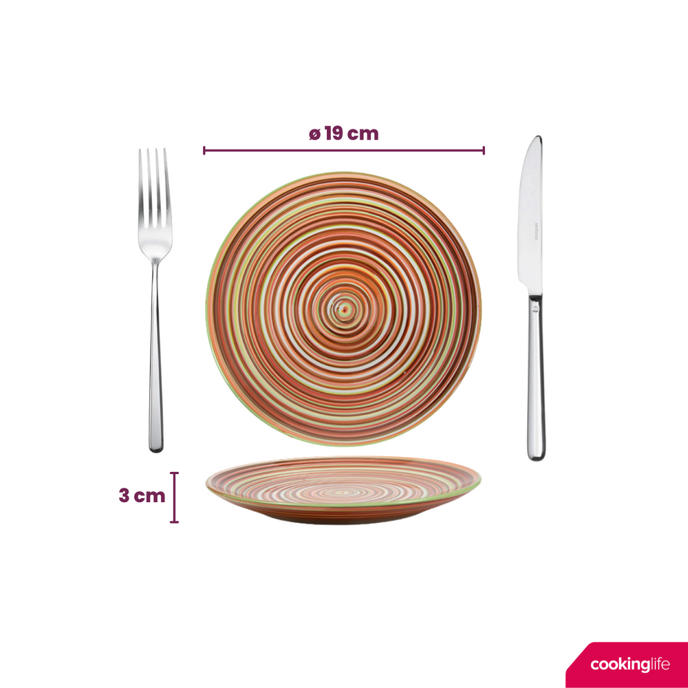 Cookinglife Dinnerware Set - Rhythm & Lines - 18 pieces / 6 people