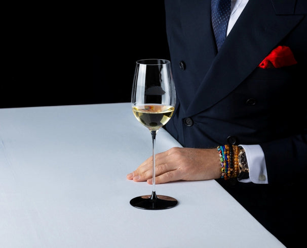 Copa de vino blanco Riedel Fatto A Mano Black Tie - Riesling - 400 ml