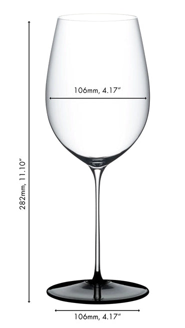 Riedel Red Wine Glass Fatto A Mano Black Tie - Bordeaux Grand Cru - 953 ml