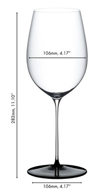Riedel Red Wine Glass Fatto A Mano Black Tie - Bordeaux Grand Cru - 953 ml