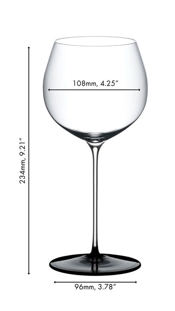 Riedel White Wine Glass Fatto A Mano Black Tie - Chardonnay - 660 ml