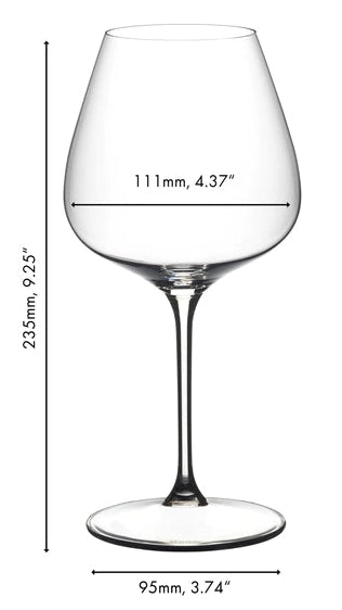 Copas de vino tinto Riedel Grape@Riedel - Pinot Noir / Nebbiolo / Aperitivo - 750 ml - 2 unidades