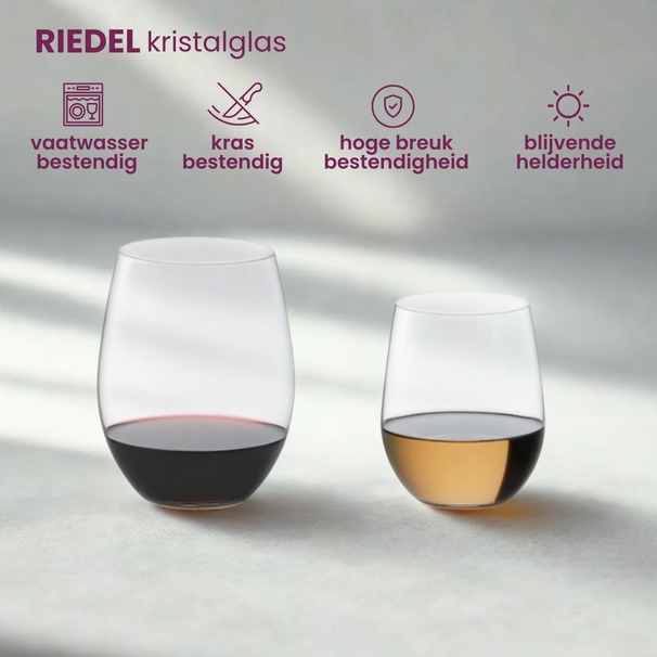 Copas de vino tinto Riedel O Wine - Cabernet / Merlot - 600 ml - Paga 3 y lleva 4