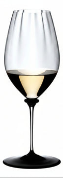 Riedel White Wine Glass Fatto A Mano Performance - Riesling - Black Base - 623 ml