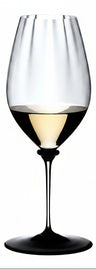 Riedel White Wine Glass Fatto A Mano Performance - Riesling - Black Base - 623 ml