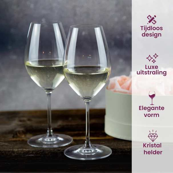 Copas de vino blanco Riedel Vinum - Viognier / Chardonnay - 350 ml - Paga 6 y lleva 8