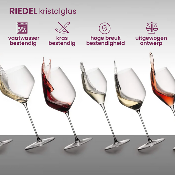 Copas de vino blanco Riedel Vinum - Chardonnay / Montrachet - 600 ml - 2 unidades