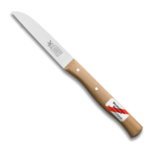 Robert Herder Molenmes 8.5 cm RVS met houten heft, vrijstaand op witte achtergrond