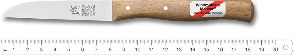 Robert Herder Mill Knife Stainless Steel Wood - 8.5 cm Blade - 2 Pieces