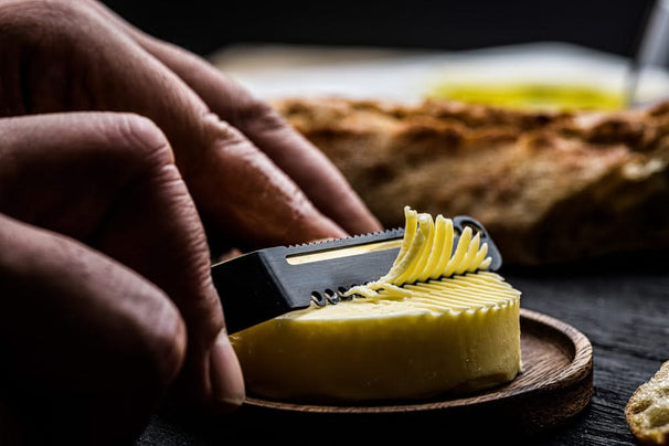Cuchillo para queso y mantequilla Laguiole Style de Vie Negro - 6 unidades