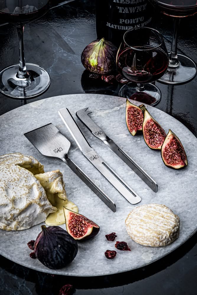 Laguiole Style de Vie Cheese Knife and Butter Knife Silver - 6 pieces