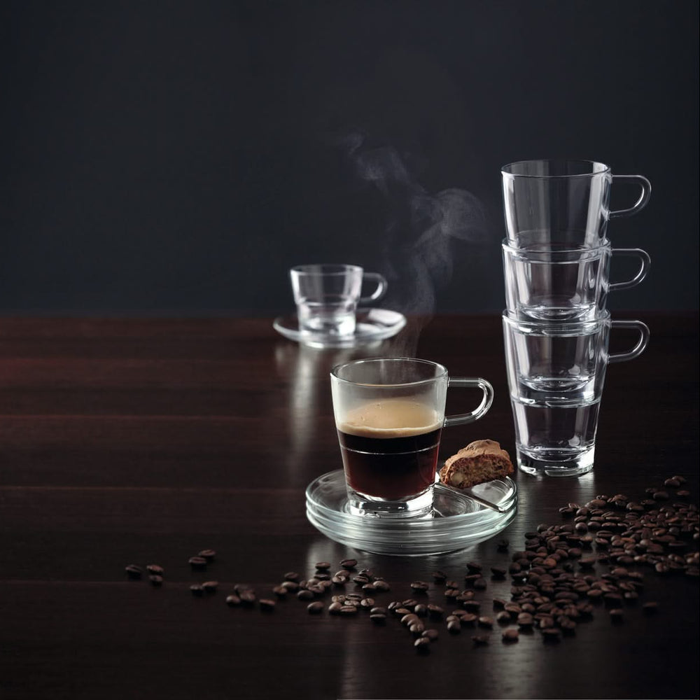 Leonardo Latte Macchiato glasses Senso - Stackable - 350 ml - 6 pieces