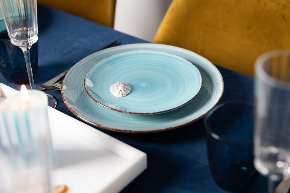 Cookinglife Side Plates / Dessert Plates Delice Blue ø 19 cm - 6 pieces