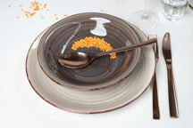 Cookinglife Dinner Plates Delice Gray ø 26.5 cm - 6 pieces