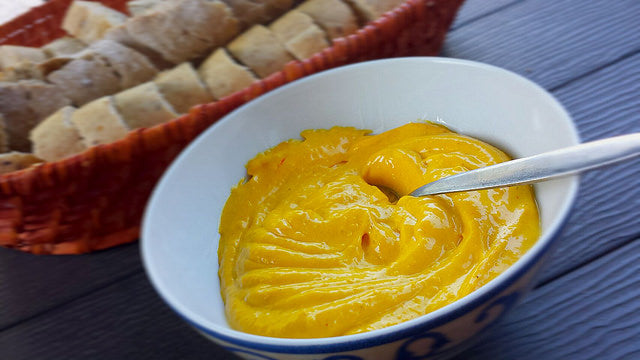 Creamy saffron aioli in no time
