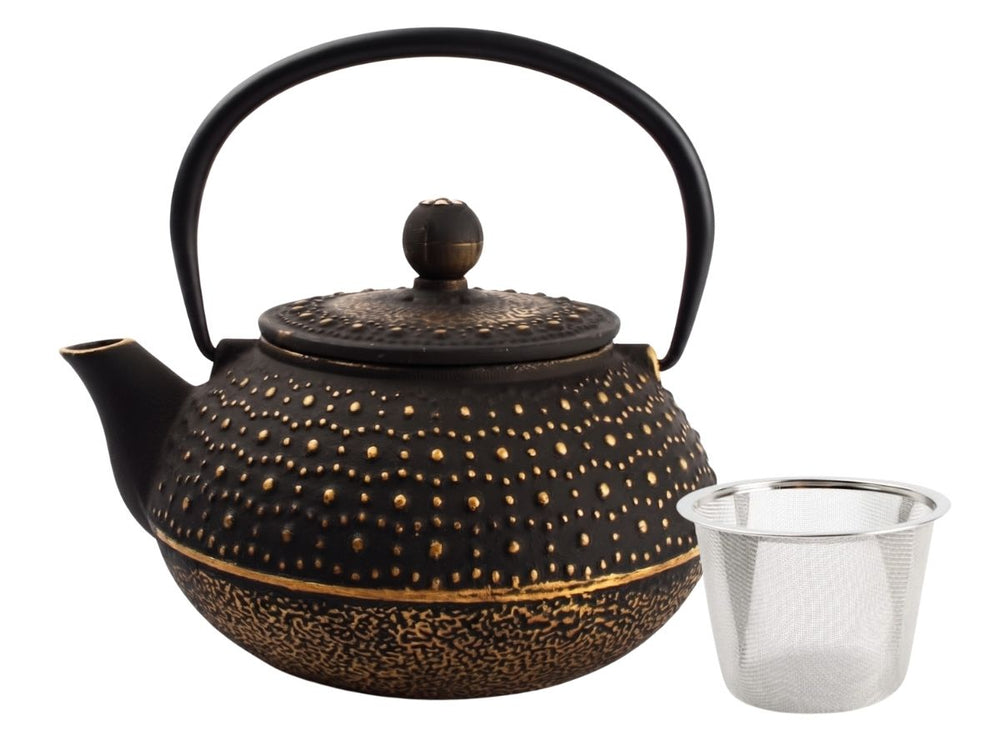 Salt & Pepper Teapot My Tea Black / Gold 800 ml