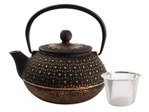 Salt & Pepper Teapot My Tea Black / Gold 800 ml