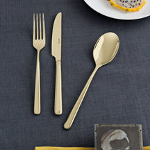 Sambonet Set de cubiertos Linear - Champagne - 30 piezas / 6 personas