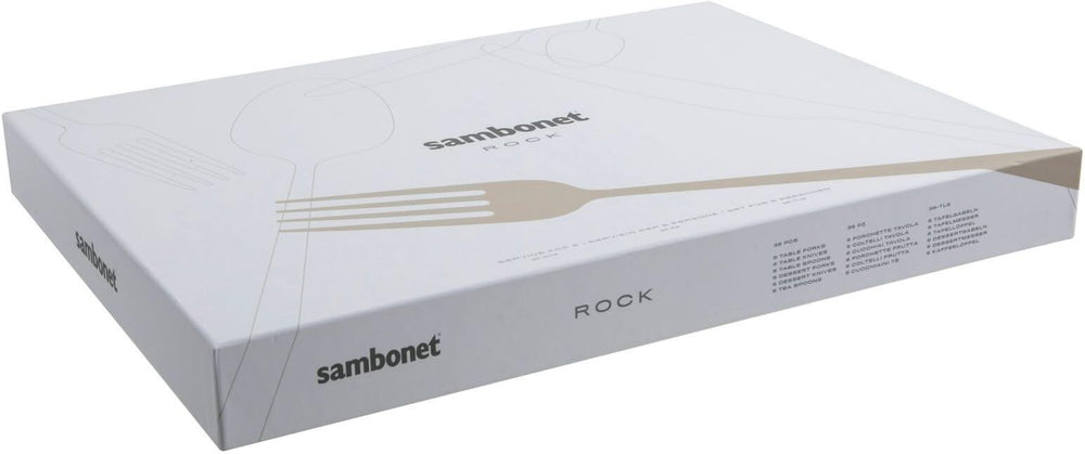 Sambonet set de cubiertos Rock - Cobre - 36 piezas / 6 personas