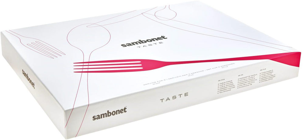 Sambonet set de cubiertos Taste - negro - 36 piezas / 6 personas