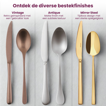 Sambonet Bestekset Rock - Oro - 36 piezas / 6 personas