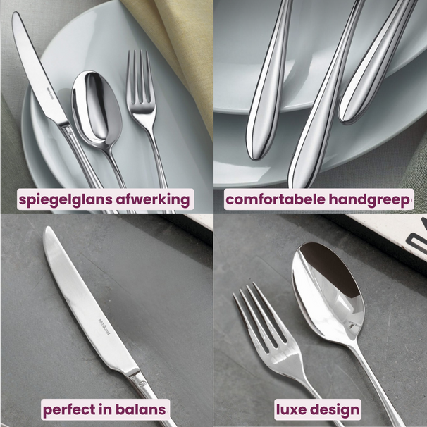 Sambonet Cutlery set Dream - stainless steel - 24 pieces / 6 persons