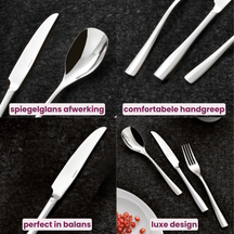 Sambonet Set de cubiertos Sintesi - RVS - 24 piezas / 6 personas