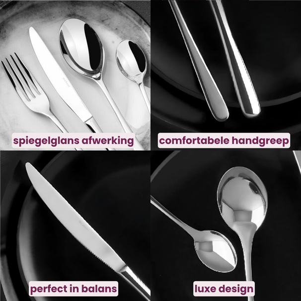 Sambonet Set de cubiertos Taste - Oro - 24 piezas / 6 personas