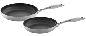 SCANPAN Koekenpannenset CTX ø 24 & 28 cm - adecuada para todas las fuentes de calor - capa antiadherente estándar