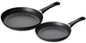 SCANPAN Set de Sartenes Classic Induction ø 24 & 28 cm - apto para todas las fuentes de calor - capa antiadherente estándar