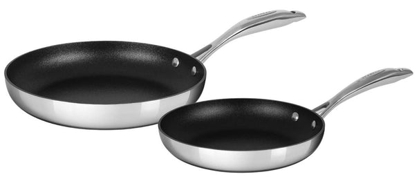 SCANPAN Set de Sartenes HaptIQ ø 24 y 28 cm - apto para todas las fuentes de calor - capa antiadherente estándar