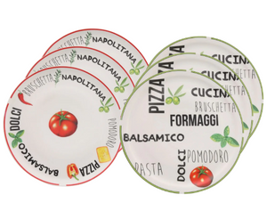Cookinglife Pizza Plates Italy ø 30 cm - 6 pieces