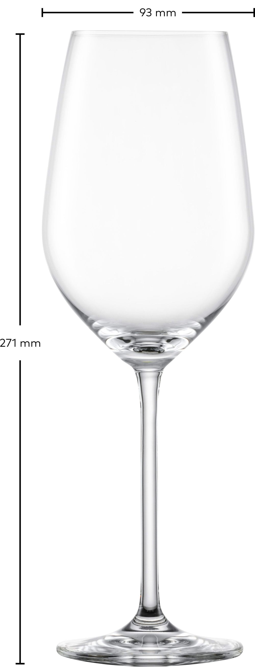 Copas de Burdeos Schott Zwiesel Fortissimo - 650 ml - 4 piezas
